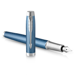 IM Premium Blue/Grey Vulpen in de groep Pennen / Fine Writing / Vulpennen bij Voorcrea (112696_r)