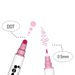 Clean Color DOT Pen 6-set in de groep Pennen / Kunstenaarspotloden en -stiften / Illustratiemarkers bij Voorcrea (125138)