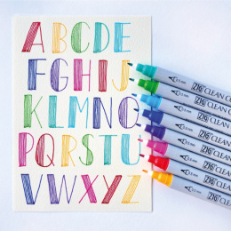 Clean Color DOT Pen 6-set in de groep Pennen / Kunstenaarspotloden en -stiften / Illustratiemarkers bij Voorcrea (125138)