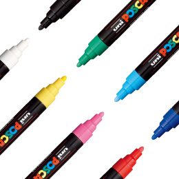 Posca PC-5M Standard Colours 8-set in de groep Pennen / Kunstenaarspotloden en -stiften / Illustratiemarkers bij Voorcrea (125148)