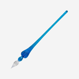 Glazen Pen Rond 18 cm Blue in de groep Creëren & Hobby / Kalligrafie / Kalligrafiepennen bij Voorcrea (125228)