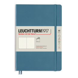 Notebook A5 Softcover Stone Blue in de groep Papier & Blokken / Schrijven en noteren / Notitieboeken bij Voorcrea (125477_r)