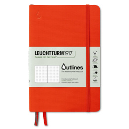 Outline Notebook B6 Signal Orange Dotted in de groep Papier & Blokken / Schrijven en noteren / Notitieboeken bij Voorcrea (125497)