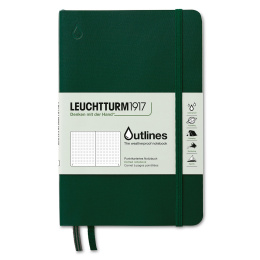 Outline Notebook B6 Walden Green Dotted in de groep Papier & Blokken / Schrijven en noteren / Notitieboeken bij Voorcrea (125498)