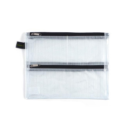 Zakje Double-Zip Mesh A5 in de groep Pennen / Accessoires voor pennen / Etuis en hoezen bij Voorcrea (126510)