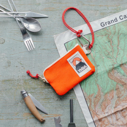 Mini Wallet Etui Oranje in de groep Pennen / Accessoires voor pennen / Etuis en hoezen bij Voorcrea (126527)