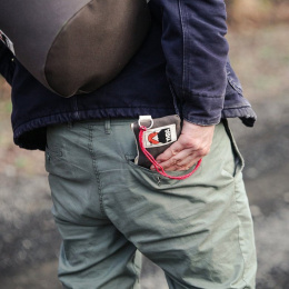 Mini Wallet Etui Kaki in de groep Pennen / Accessoires voor pennen / Etuis en hoezen bij Voorcrea (126528)