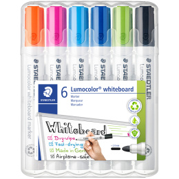 Lumocolor Whiteboard marker 6-pack 2 mm in de groep Pennen / Labelen en kantoor / Whiteboardstiften bij Voorcrea (126606)
