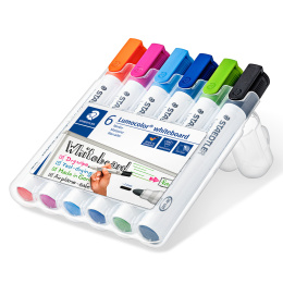 Lumocolor Whiteboard marker 6-pack 2 mm in de groep Pennen / Labelen en kantoor / Whiteboardstiften bij Voorcrea (126606)