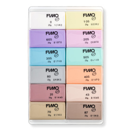 FIMO Soft Modelling Clay 12 x 25 g Pastel colours in de groep Creëren & Hobby / Creëren / Modelleren bij Voorcrea (126651)