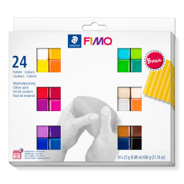 FIMO Soft Modelling Clay 24 x 25 g Basic colours in de groep Creëren & Hobby / Creëren / Modelleren bij Voorcrea (126654)
