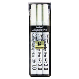Calligraphy Pen 3-pack Black in de groep Creëren & Hobby / Kalligrafie / Kalligrafiepennen bij Voorcrea (126767)