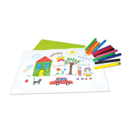 Felt-tip XL 12-set in de groep Kids / Kinderpotloden en -stiften / Viltstiften voor kinderen bij Voorcrea (126824)