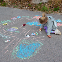 Stoepkrijt 20-set in de groep Kids / Feestdagen / seizoen voor kinderen / Buitenspelen / Stoepkrijt bij Voorcrea (126826)