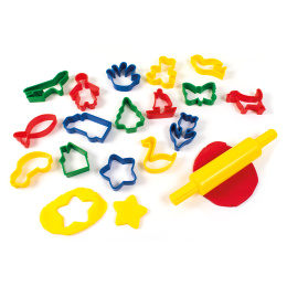 Clay Tools + Acrylic Roller in de groep Kids / Knutselspullen en verf voor kinderen / Creëren met klei bij Voorcrea (126854)