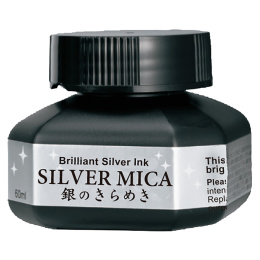Silver Mica Ink 60 ml in de groep Kunstenaarsmateriaal / Kunstenaarsverf / Inkt en Oost-Indische inkt bij Voorcrea (126927)