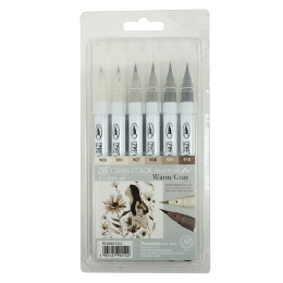 Clean Color Real Brush 6-pack in de groep Pennen / Kunstenaarspotloden en -stiften / Aquarelpotloden bij Voorcrea (126933)