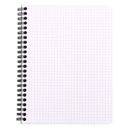 Notebook Spiral Wit A5 Geruit in de groep Papier & Blokken / Schrijven en noteren / Schrijfblokken en schriften bij Voorcrea (127144)