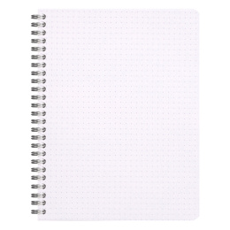 Notebook Spiral Wit A5 Dotted in de groep Papier & Blokken / Schrijven en noteren / Schrijfblokken en schriften bij Voorcrea (127145)