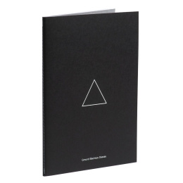Bauhaus Dessau Opschrijfboekje Triangle/Grey in de groep Papier & Blokken / Schrijven en noteren / Schrijfblokken en schriften bij Voorcrea (127240)