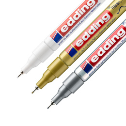 Gloss Paint Marker Extra-Fine 3-set Metallic in de groep Pennen / Labelen en kantoor / Markers bij Voorcrea (127401)