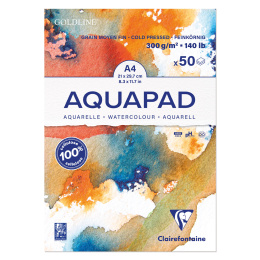 Aquapad aquarelblok 300 g A4 in de groep Papier & Blokken / Tekenblokken / Aquarelblokken bij Voorcrea (127415)