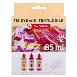 Tie Dye Set 3 x 85 ml Pink in de groep Creëren & Hobby / Verf / Textielverf en Textielstiften bij Voorcrea (127713)
