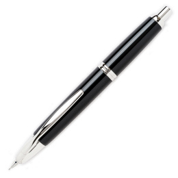 Capless Vulpen Black/Rhodium Broad in de groep Pennen / Fine Writing / Vulpennen bij Voorcrea (127728)