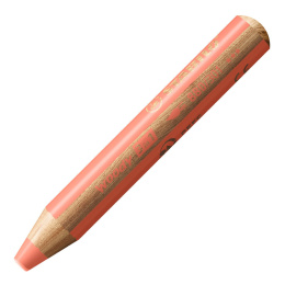 Woody 3-in-1 Colouring Pencils Pastel 6-set + sharpener in de groep Kids / Kinderpotloden en -stiften / Kleurpotloden voor kinderen bij Voorcrea (127789)