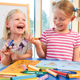 Trio Scribbi Viltstiften 14 pcs in de groep Kids / Kinderpotloden en -stiften / Viltstiften voor kinderen bij Voorcrea (127798)