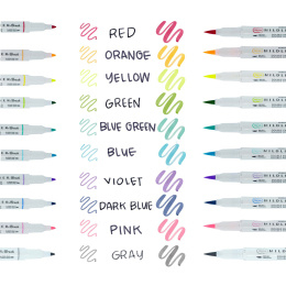 Mildliner Brush Nr2 10-pack in de groep Pennen / Kunstenaarspotloden en -stiften / Brushpennen bij Voorcrea (127932)