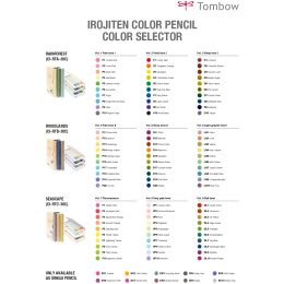 Pencil Irojiten set Seascape in de groep Pennen / Kunstenaarspotloden en -stiften / Kleurpotloden bij Voorcrea (128103)