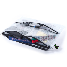Zakje Double-Zip Mesh A4 in de groep Pennen / Accessoires voor pennen / Etuis en hoezen bij Voorcrea (128374)