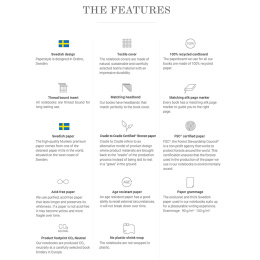 Notebook A4 Gelinieerd Nature in de groep Papier & Blokken / Schrijven en noteren / Notitieboeken bij Voorcrea (128462)