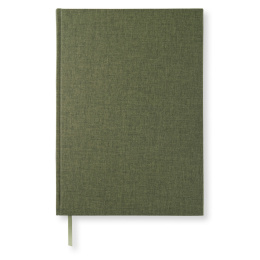 Notebook A4 Gelinieerd Khaki Green in de groep Papier & Blokken / Schrijven en noteren / Notitieboeken bij Voorcrea (128465)