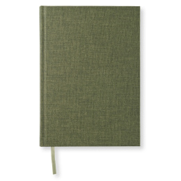 Notebook A5 Gelinieerd Khaki Green in de groep Papier & Blokken / Schrijven en noteren / Notitieboeken bij Voorcrea (128468)