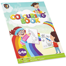 Kleurboek voor kinderen A4 in de groep Kids / Leuk en leerzaam / Kleur- en knutselboeken / Kleurboeken  bij Voorcrea (128515)