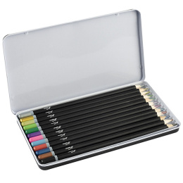 Kleurpotloden Metallic 12-set in de groep Pennen / Kunstenaarspotloden en -stiften / Kleurpotloden bij Voorcrea (128530)