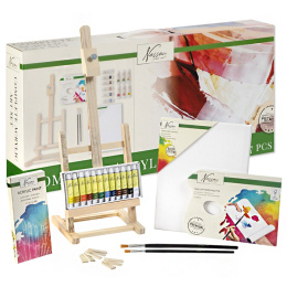 Complete Acrylset 17-delig in de groep Kunstenaarsmateriaal / Kunstenaarssets / Schildersets bij Voorcrea (128565)