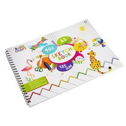 Tekenblok A3 135g (40 vellen) in de groep Kids / Leuk en leerzaam / Knutselpapier & Tekenblok voor kinderen / Tekenpapier bij Voorcrea (128571)