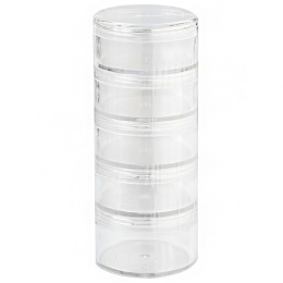 Plastic Stapeldoosjes 5 stuks in de groep Creëren & Hobby / Organiseren / Opbergdozen bij Voorcrea (128591)