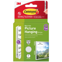 Command Hanging Strips Narrow in de groep Creëren & Hobby / Organiseren / Lijsten / Ophangsysteem voor lijsten bij Voorcrea (128610)