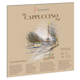 The Cappuccino Pad Schetsblok 20x20 cm 120g in de groep Papier & Blokken / Tekenblokken / Gekleurd papier bij Voorcrea (128674)