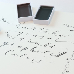 Gansai Tambi Aquarel 6-set Graphite Colors in de groep Kunstenaarsmateriaal / Kunstenaarsverf / Aquarelverf / Aquarelverf in napje bij Voorcrea (128725)