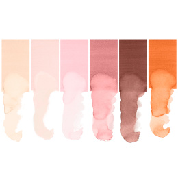 Goldfaber Aqua Dual Marker 6-set Portrait in de groep Pennen / Kunstenaarspotloden en -stiften / Illustratiemarkers bij Voorcrea (128730)