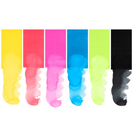 Goldfaber Aqua Dual Marker 6-set Graffiti in de groep Pennen / Kunstenaarspotloden en -stiften / Illustratiemarkers bij Voorcrea (128732)