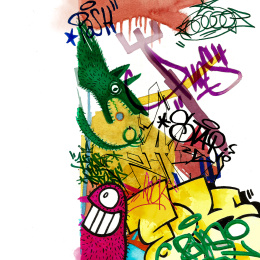 Goldfaber Aqua Dual Marker 6-set Graffiti in de groep Pennen / Kunstenaarspotloden en -stiften / Illustratiemarkers bij Voorcrea (128732)