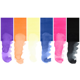 Goldfaber Aqua Dual Marker 6-set Fantasy in de groep Pennen / Kunstenaarspotloden en -stiften / Illustratiemarkers bij Voorcrea (128733)