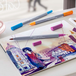 Goldfaber Aqua Dual Marker 6-set Fantasy in de groep Pennen / Kunstenaarspotloden en -stiften / Illustratiemarkers bij Voorcrea (128733)