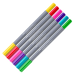 Goldfaber Aqua Dual Marker 6-set Candy shop in de groep Pennen / Kunstenaarspotloden en -stiften / Illustratiemarkers bij Voorcrea (128735)
